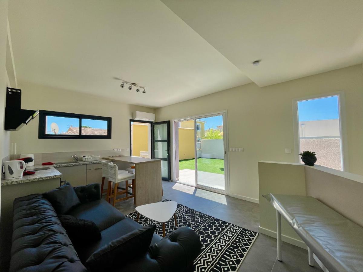 Appartement Souplex Jardin Proche Autoroute, Plages Et Attractions, Wifi - Tv, Calme Bessan Eksteriør bilde